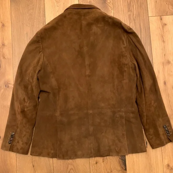 RALPH LAUREN POLO Suede Sport Coat Blazer Jacket - Picture 2 of 10
